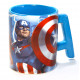 Taza de cerámica duo sola AVENGERS BLUE en caja