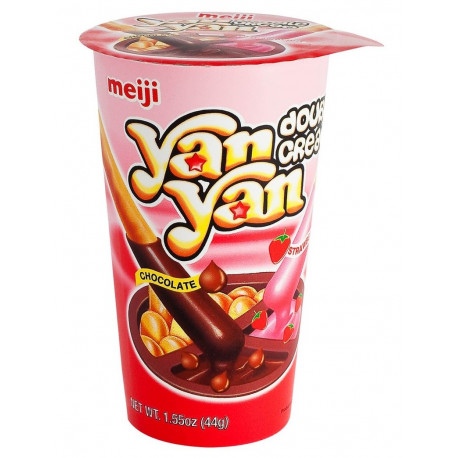 Yan Yan sabor chocolate e morango