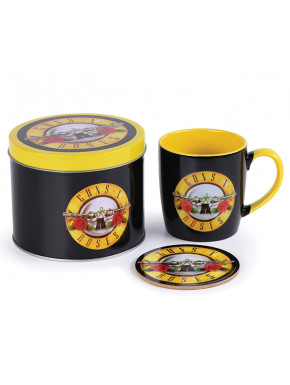 Lata regalo taza + posavasos Guns N Roses