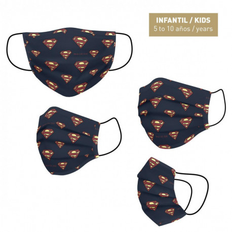 MASCARILLA HIGIÉNICA REUTILIZABLE HOMOLOGADA SUPERMAN