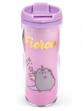 Pusheen Taza de Viaje Fierce