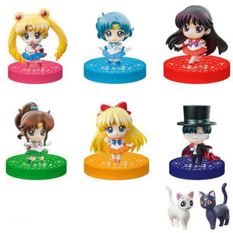 Sailor Moon Petit Chara Figuras Puchitto Oshioki yo! 2020 Ver. Limited Set 5 cm
