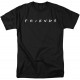 Camiseta negra FRIENDS logo