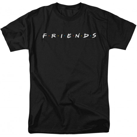 Camiseta negra FRIENDS logo