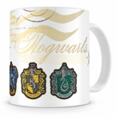 Taza escudos Hogwarts Harry Potter