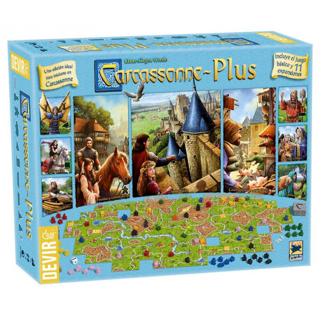 Juego Carcassonne Plus