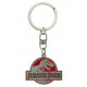 Llavero de metal logo Jurassic Park