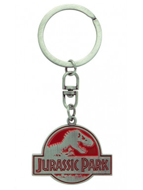 Llavero de metal logo Jurassic Park