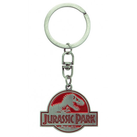 Llavero de metal logo Jurassic Park