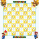 Super Mario Juego de Mesa Damas & Tres en línea Mario vs. Bowser Collector's Game
