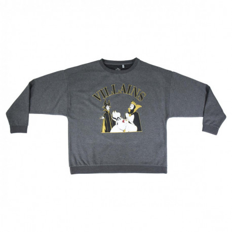 SUDADERA GLITTER VILLANAS DISNEY