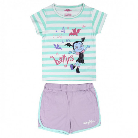PIJAMA CORTO ALGODÓN SINGLE JERSEY VAMPIRINA