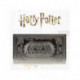Harry Potter Réplica Hogwarts Train Ticket Limited Edition (plateado)