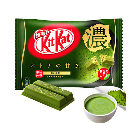 12 mini Kit Kat Doble Matcha