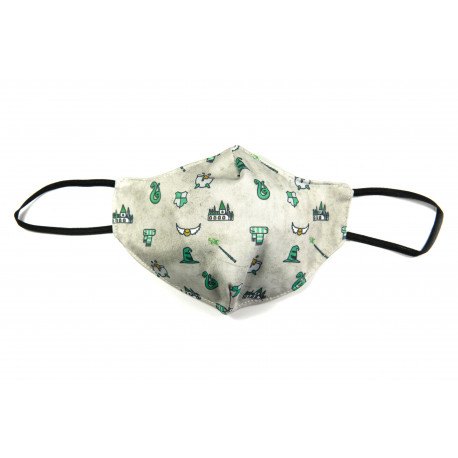 Mascarilla Reutilizable Junior Mago Verde