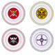 ONE PIECE - Set of 4 Plates - Emblems