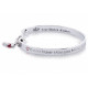 Pulsera Brazalete Winnie the Pooh Oro Blanco