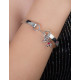 Pulsera Brazalete Winnie the Pooh Oro Blanco