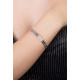 Pulsera Brazalete Winnie the Pooh Oro Blanco