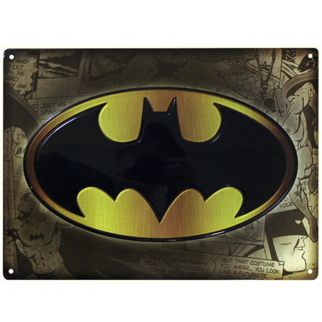 DC COMICS – Metal plate "Batman" (28x38)*