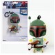 Chaveiro de pelúcia Boba Fett 10 cm Star Wars