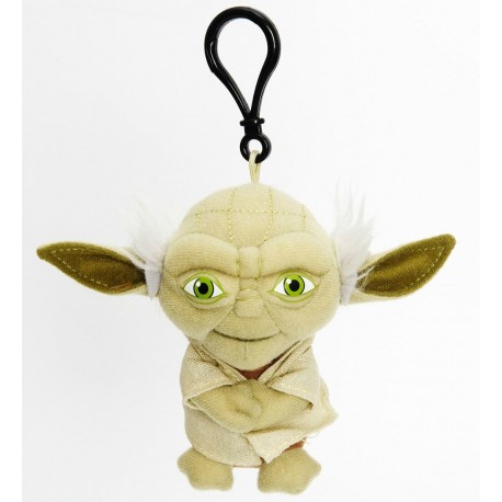 Star Wars Keychain plush with sound Yoda 10 cm