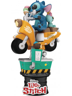 Disney Coin Ride Series Diorama PVC D-Stage Stitch 16 cm