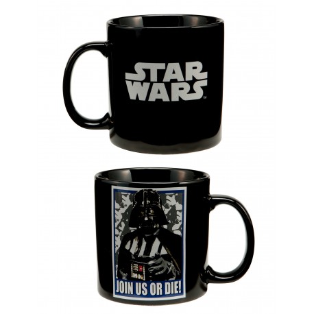 Taza Vader 500ml Join us or Die Star Wars