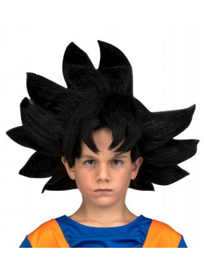 Peluca cosplay Goku Dragon Ball Infantil