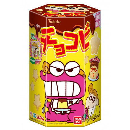 Snack de Pudding de Chocolate Shin Chan Chocobi con Sticker