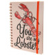 Libreta A5 Friends You are my Lobster