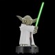 Figura Yoda 14 cm con luce e suono