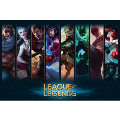 LEAGUE OF LEGENDS - Poster "Champions" (91.5x61)