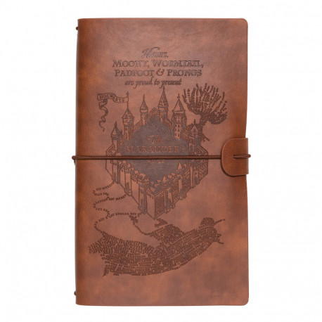 Carnet de voyage Carte du Maraudeur Harry Potter
