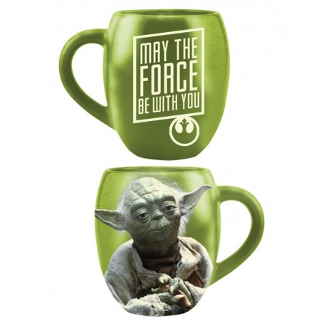 Coppa di Star Wars Yoda verde 500 ml