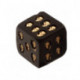 Set de Dados con Calaveras Dorado