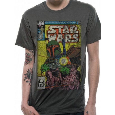 Camiseta da colheita do Star Wars Boba Fett