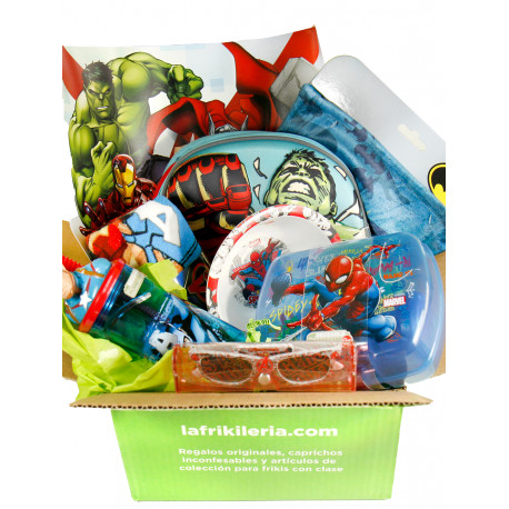 Caja Sorpresa para niños con cosas de Marvel