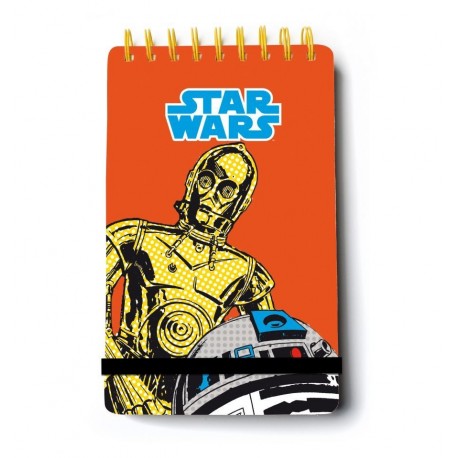 Cahier A5 C-3PO et R2-D2