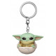 Porte-clés Funko POP Baby Yoda dans berceau officiel
