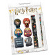 Set de Papelería Harry Potter Gomas Chibi