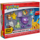 POKEMON -  Assortment pack of 8 figures (6x 3-5cm + 2x 8cm) - RANDOM