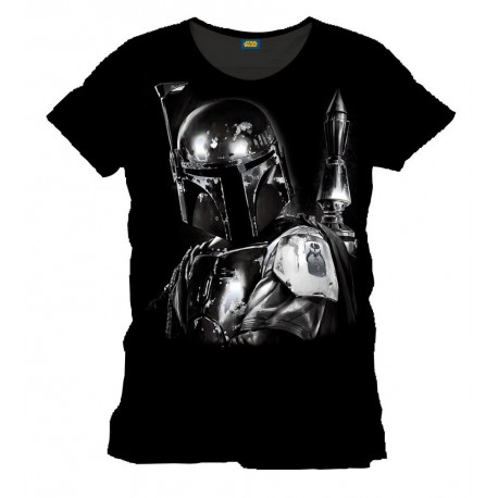 Camiseta Star Wars Boba Fett silver