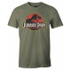 Camiseta Parque Jurásico Logo Caqui