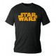 Camiseta Niño Star Wars logo naranja