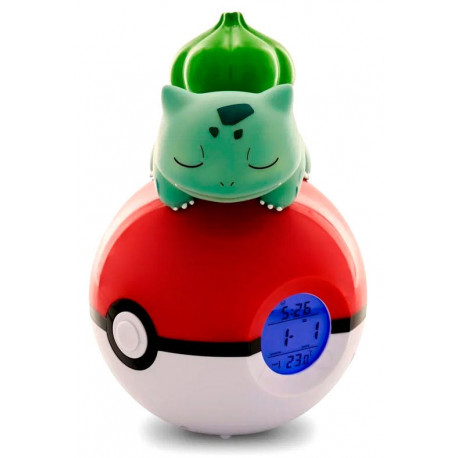 Despertador Lámpara LED Bulbasaur Pokemon