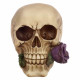 Figura Calavera Rosa Morada