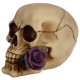 Figura Calavera Rosa Morada