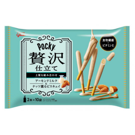 Pocky gogo chocolate y almendras 20gr