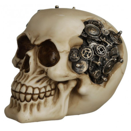 Figura Calavera Steampunk Engranajes